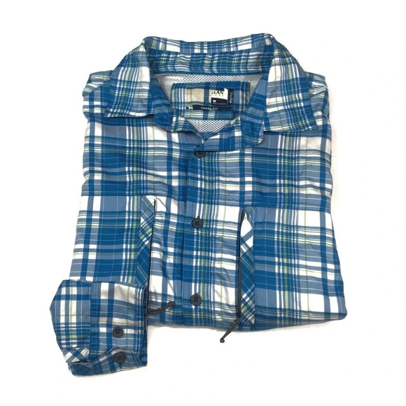 BF591 Magellan Loose Fit Vented Button Down Fishing Shirt M - Picture 1 of 6